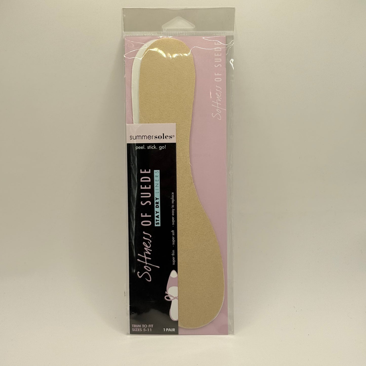 Summer soles size 5-11 open shoe insoles - softness of suede - beige - insoles & inserts women’s shoes