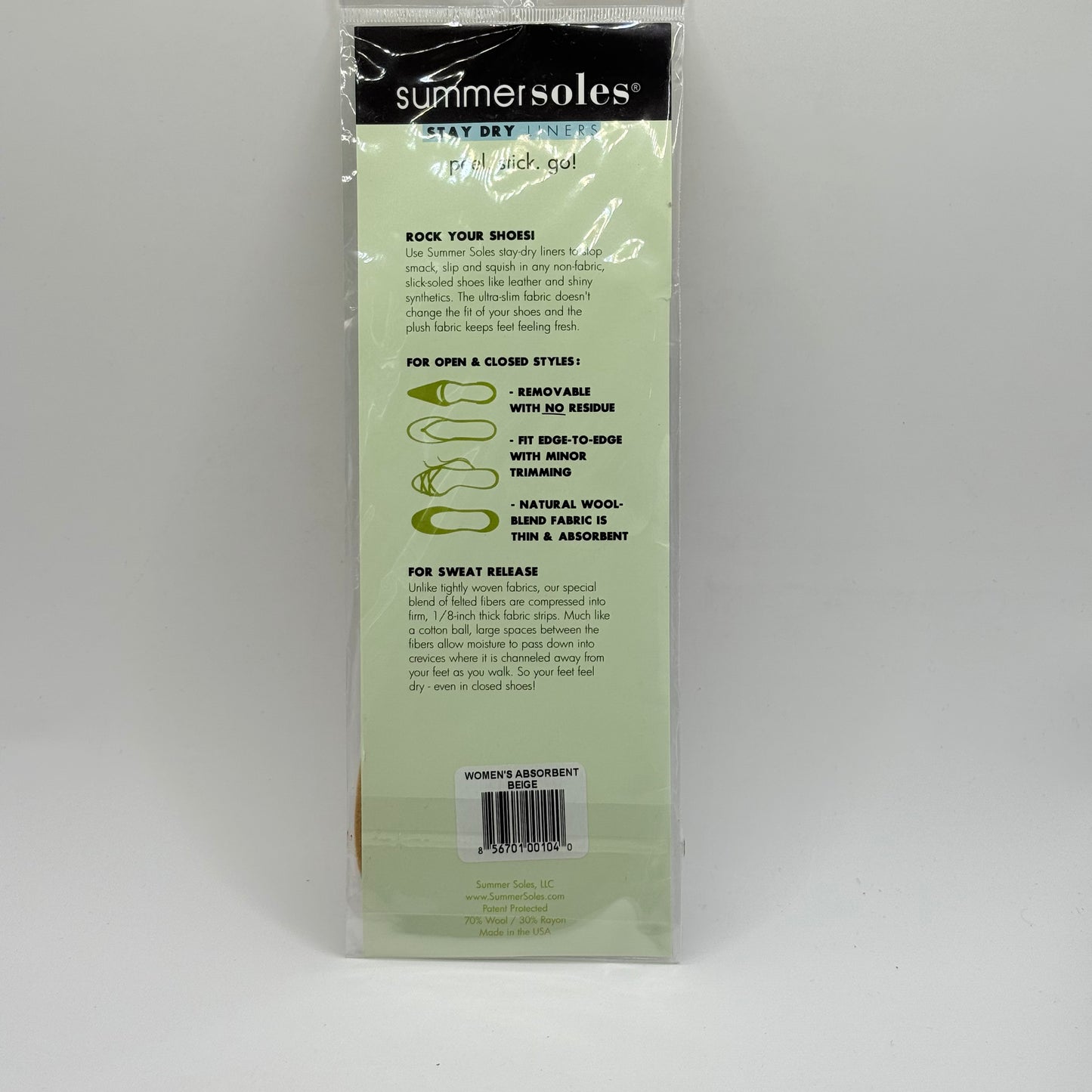Summer soles size 5-11 open shoe insoles - insoles & inserts women’s shoes