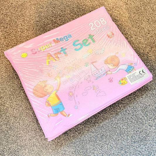 Super Mega 208-Piece Art Set