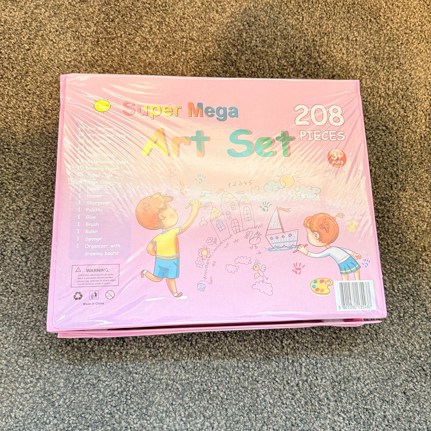 Super Mega 208-Piece Art Set