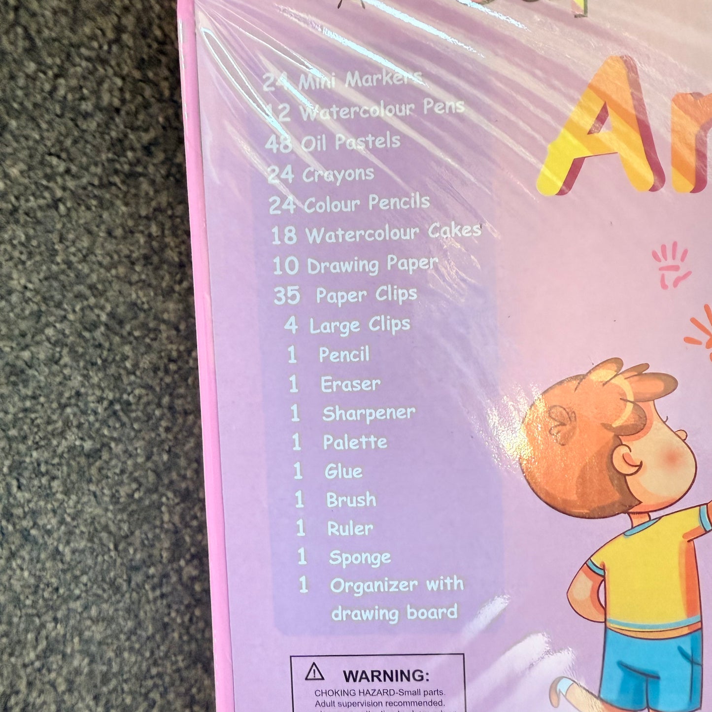 Super Mega 208-Piece Art Set