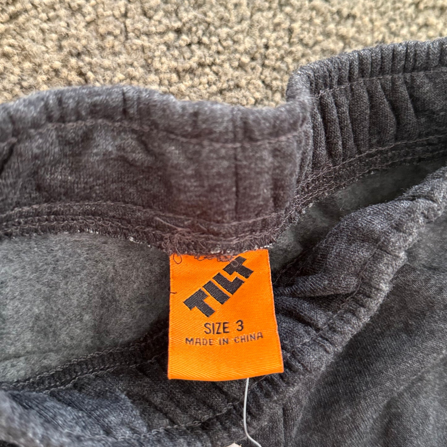 Tilt size 3 dark gray kids sweatpants - sweatpants baby clothing