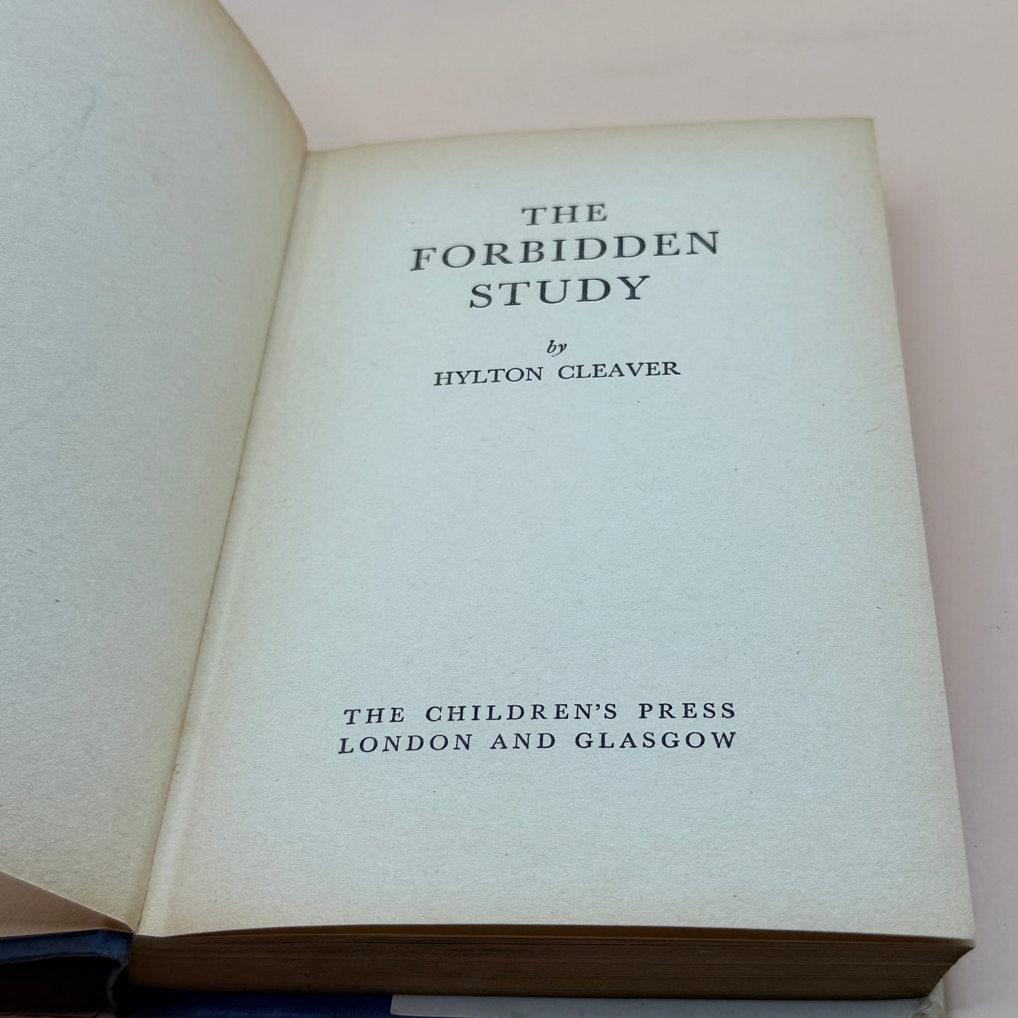 The Forbidden Study by Hylton Cleaver (undated)