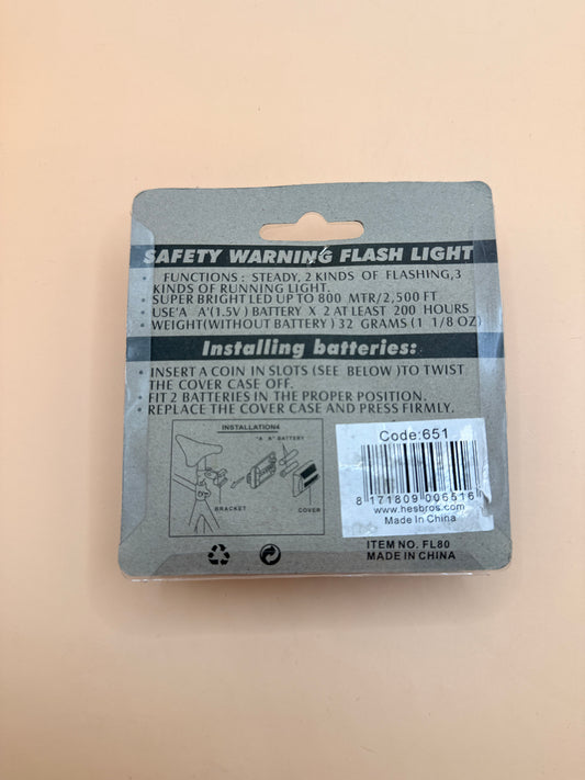 LED Safety Warning Flash Light for Bike