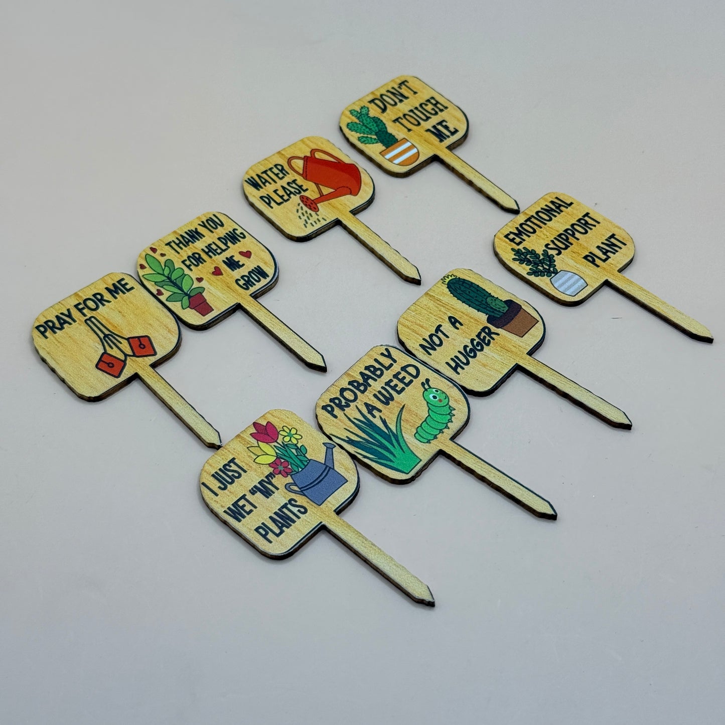 Manual Content Funny Wooden Plant Markers Manual Content Funny Wooden Plant Markers