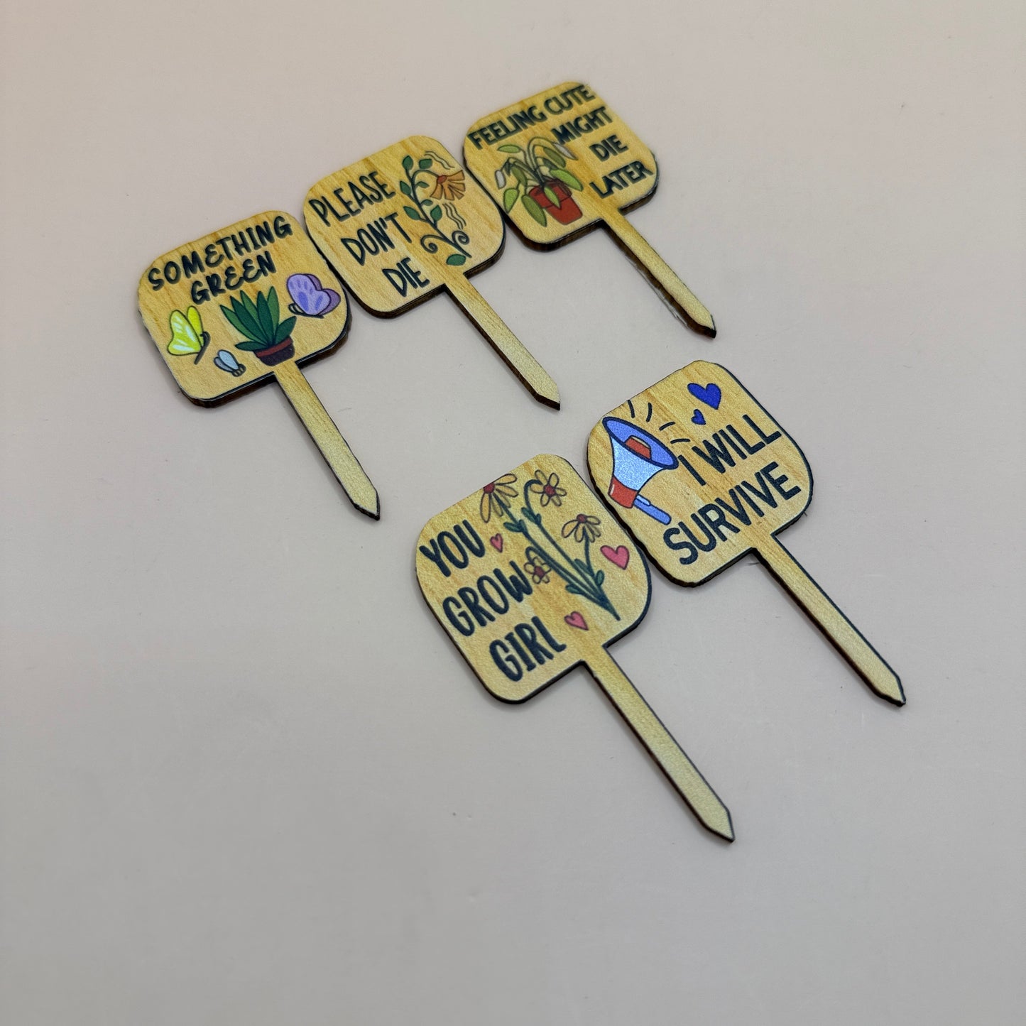 Manual Content Funny Wooden Plant Markers Manual Content Funny Wooden Plant Markers