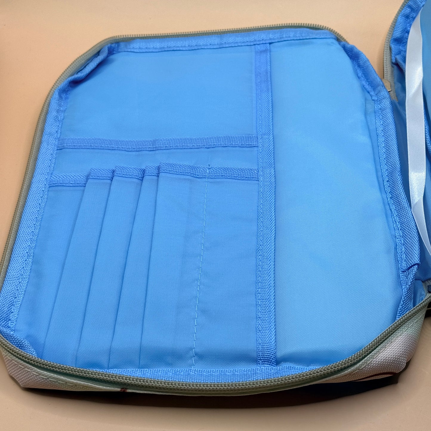 Leaf Print Bible Cover Organiser Bag