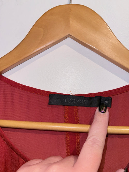 Lennox (NZ Made) Lightweight T-shirt Dress Size 8