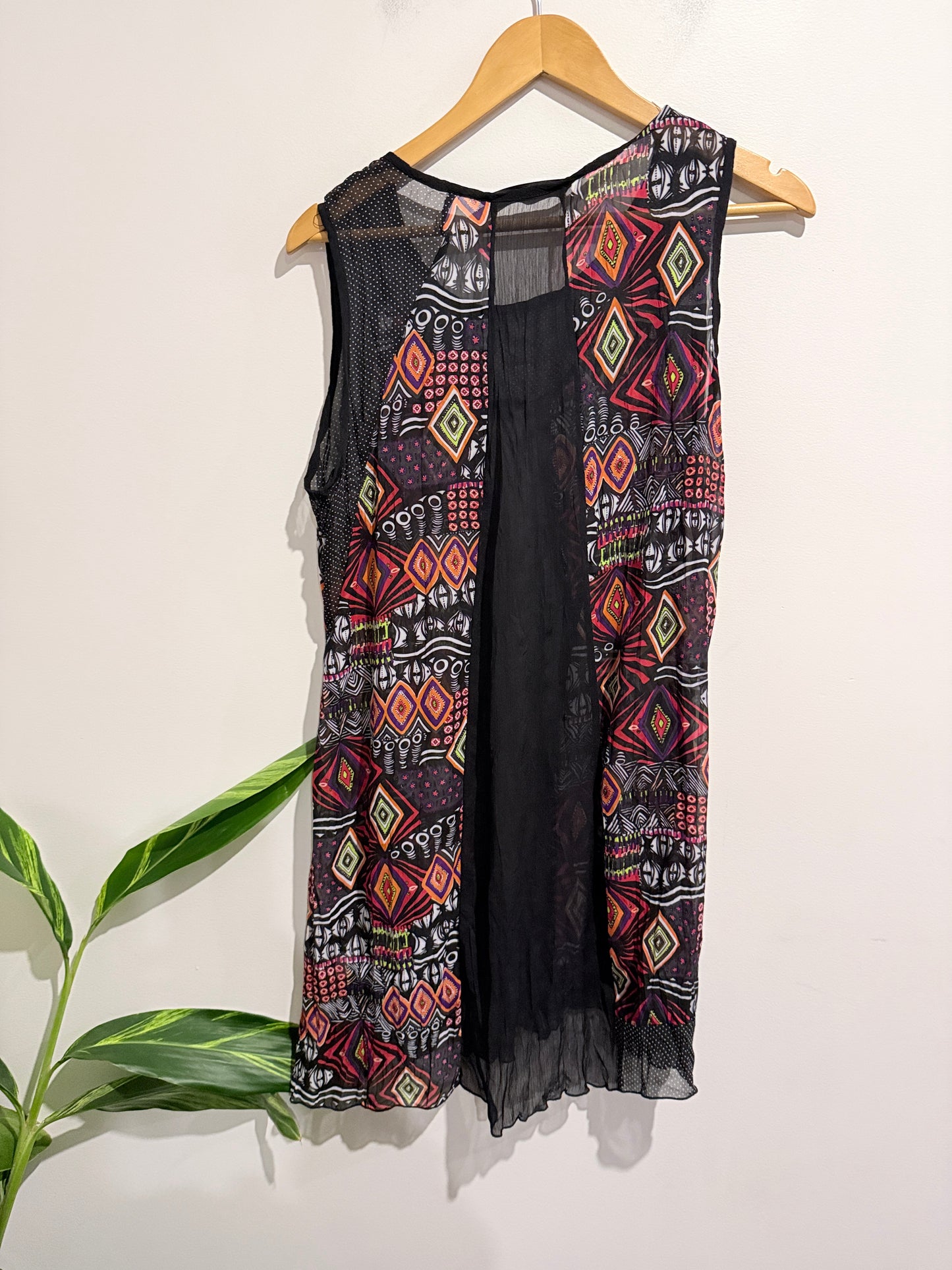 Ella J Sleeveless Boho Tunic Dress Size 14