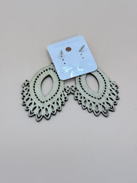 Boho Pattern Statement Drop Earrings Fashion Jewellery