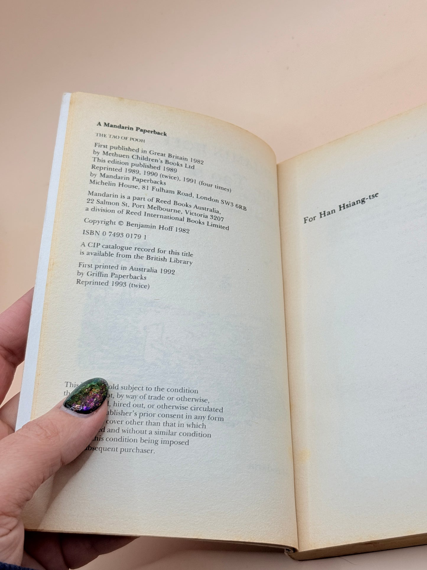 The Tao of Pooh by Benjamin Hoff