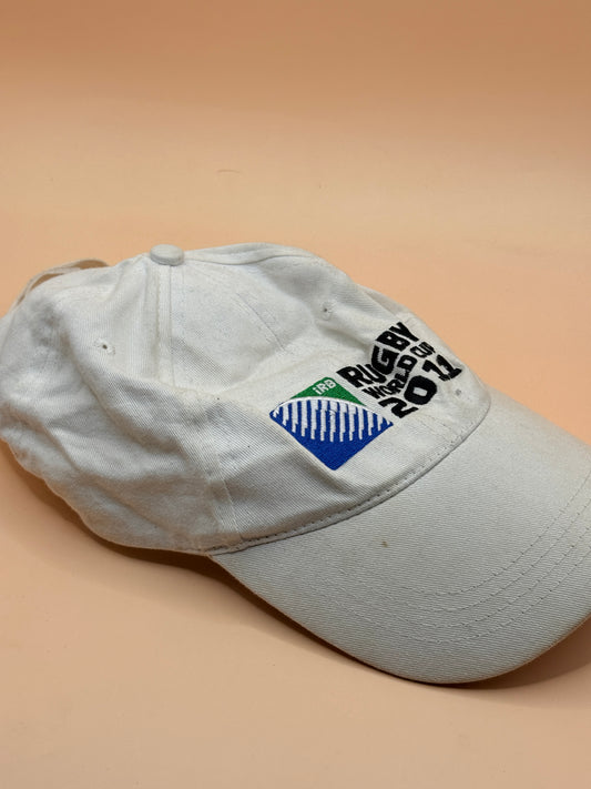 IRB Rugby World Cup 2011 England Supporter Cap Hat White Adjustable