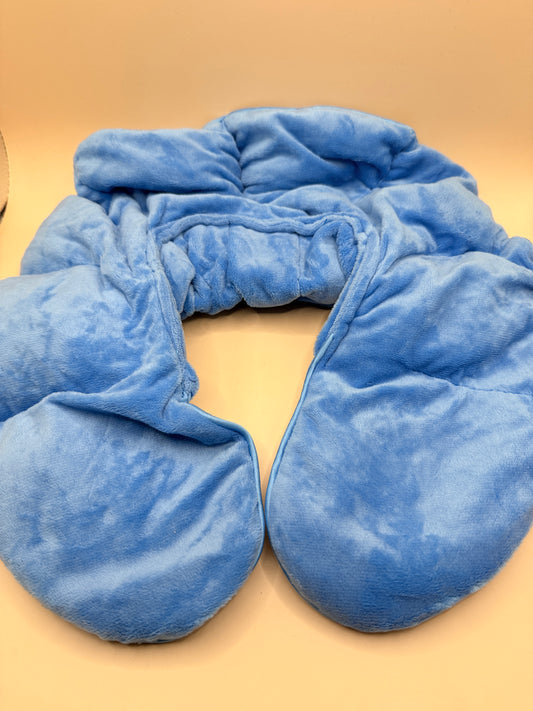 Microwaveable Blue Heating Neck & Shoulder Wrap