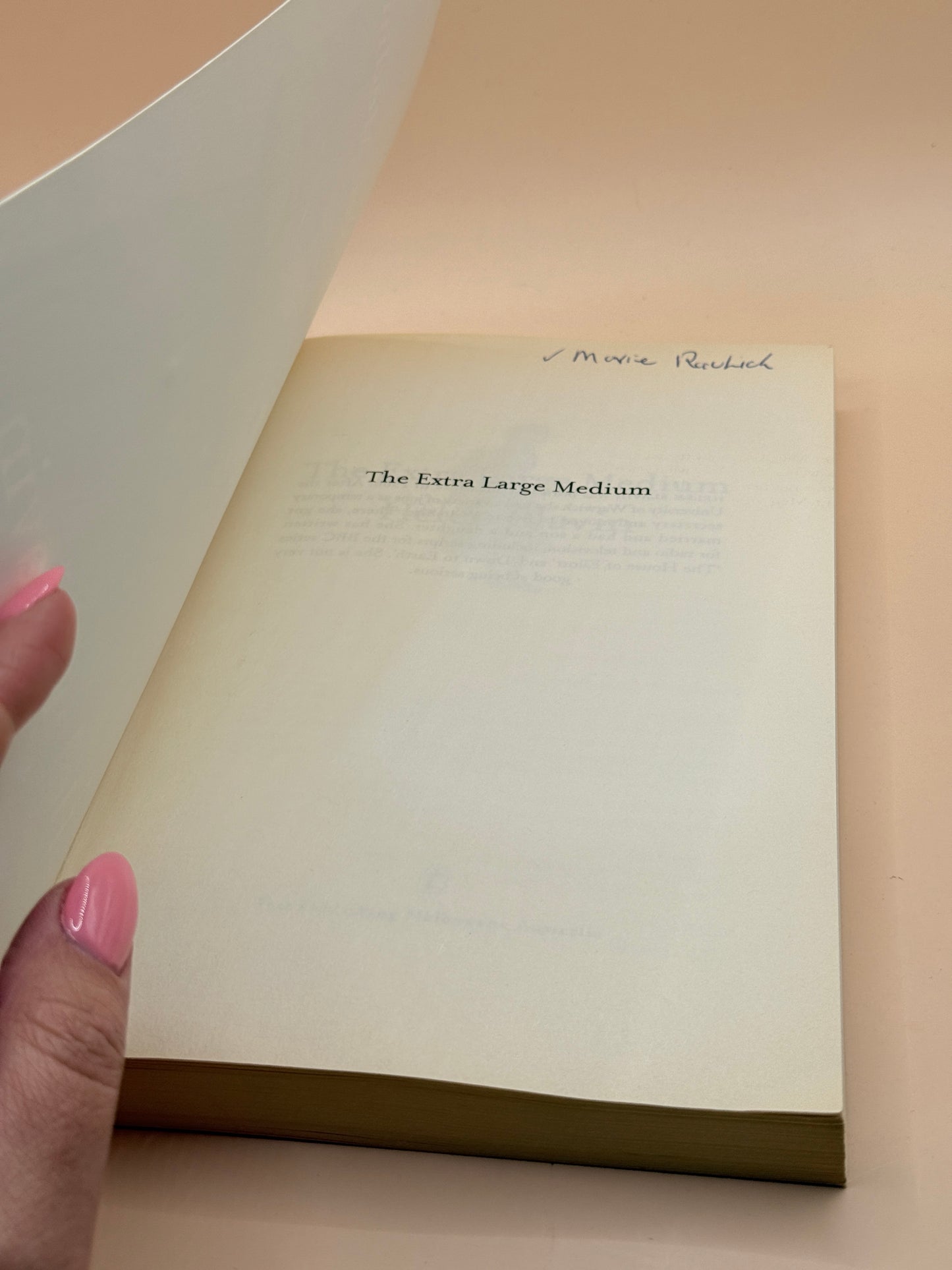 The Extra Large Medium by Helen Slavin
