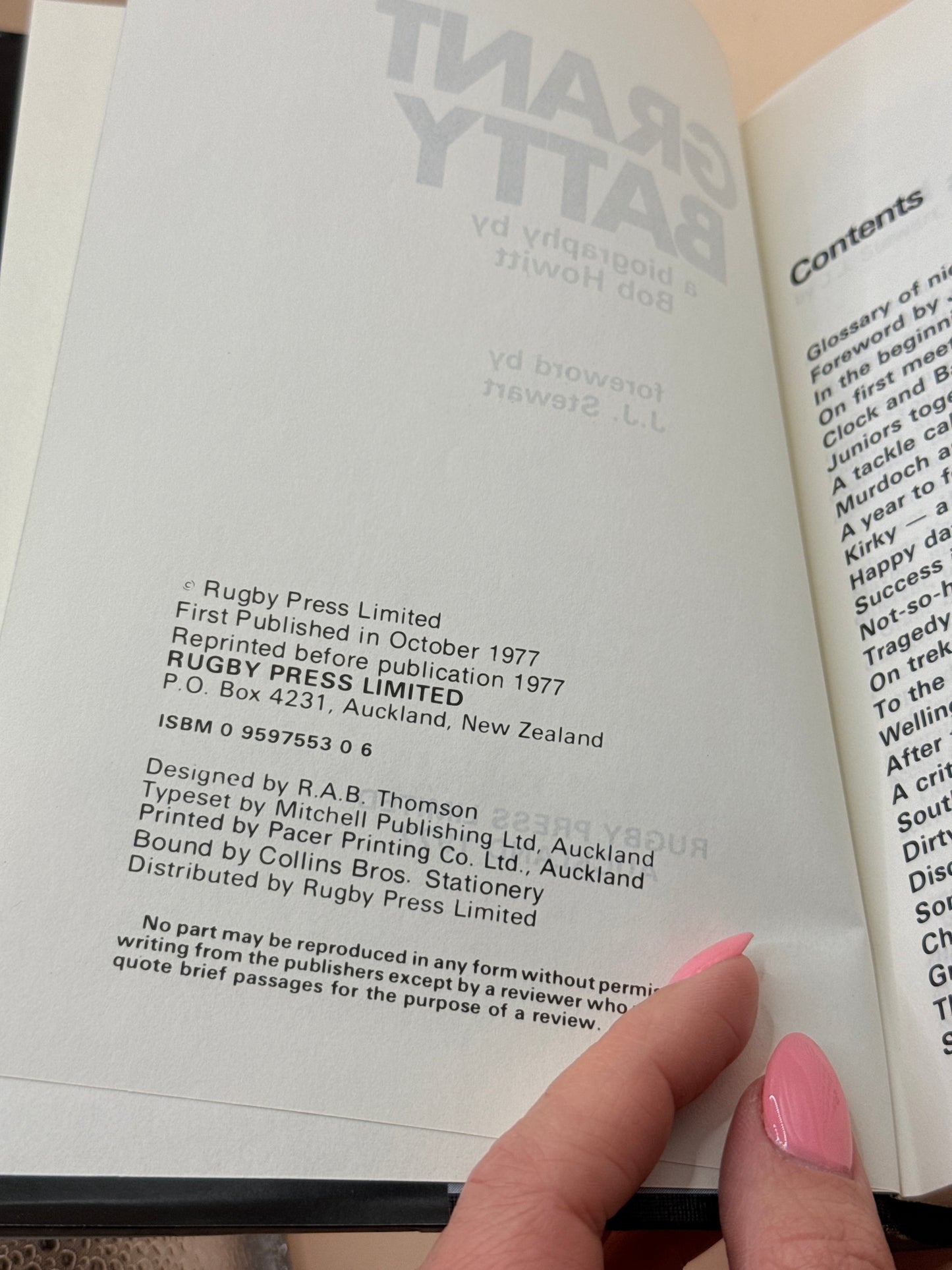 Grant Batty by Bob Howitt (1977)