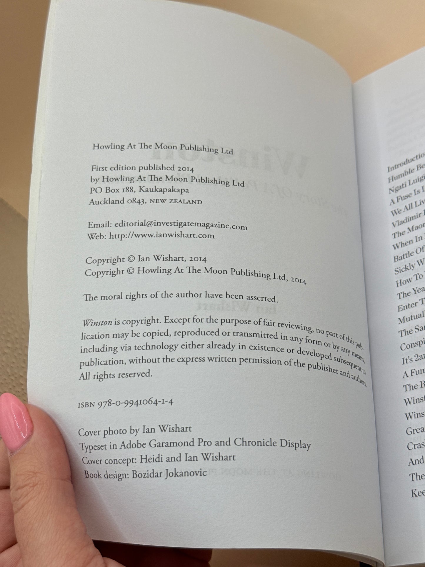 Winston: The Story of a Political Phenomenon by Ian Wishart