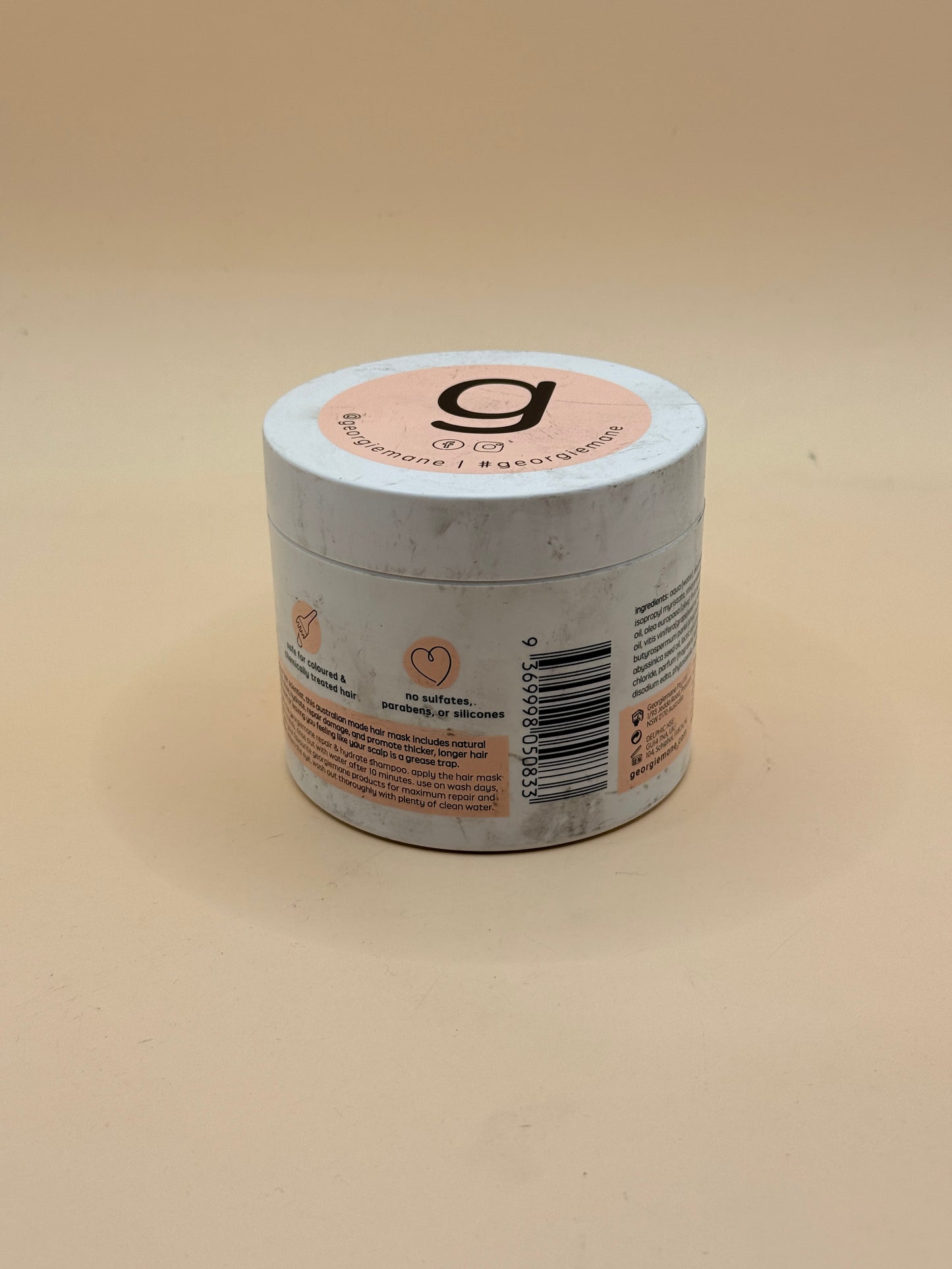Georgiemane 10 Minute Hair Mask 220ml