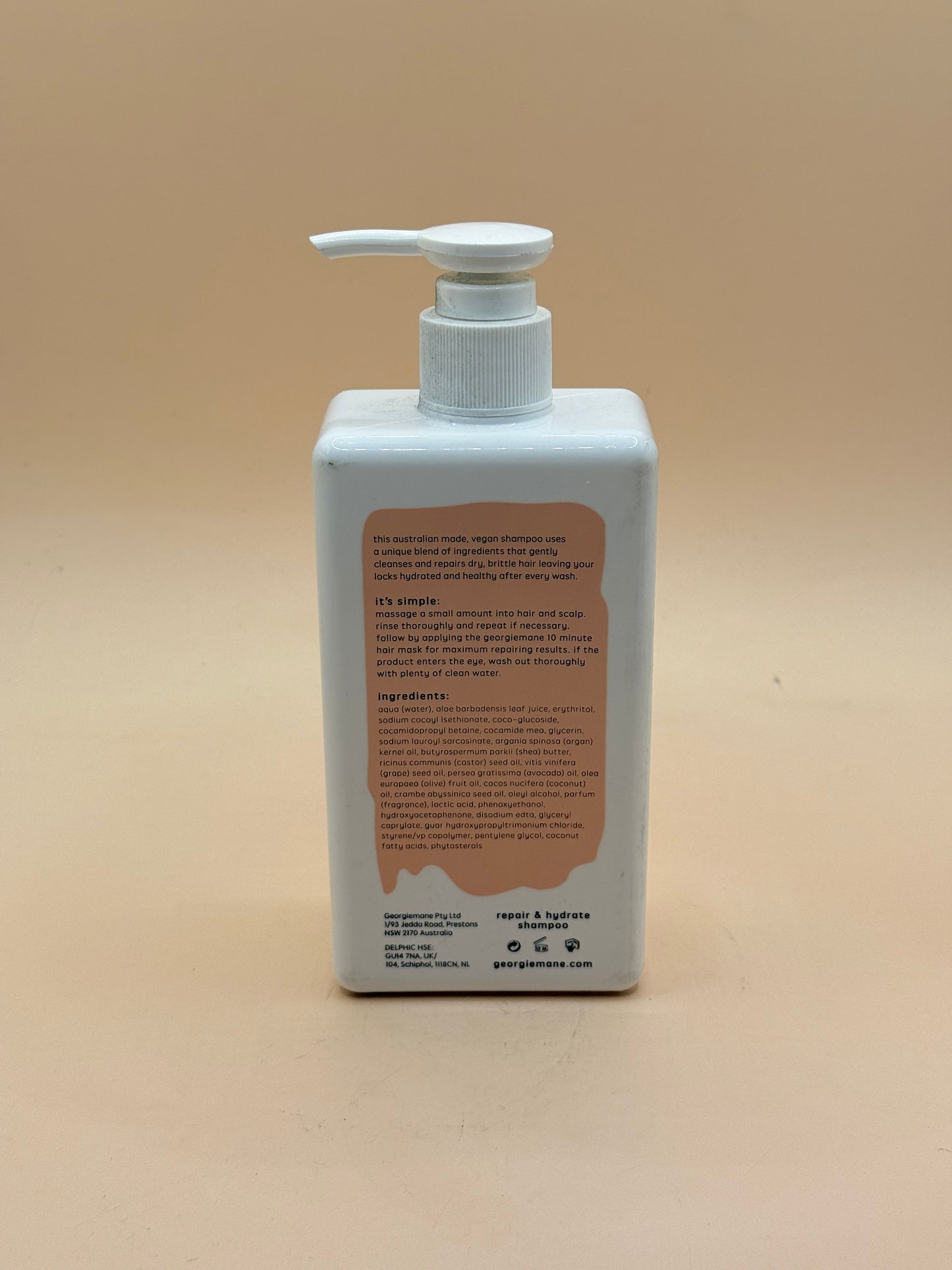 Georgiemane Repair & Hydrate Shampoo 330ml