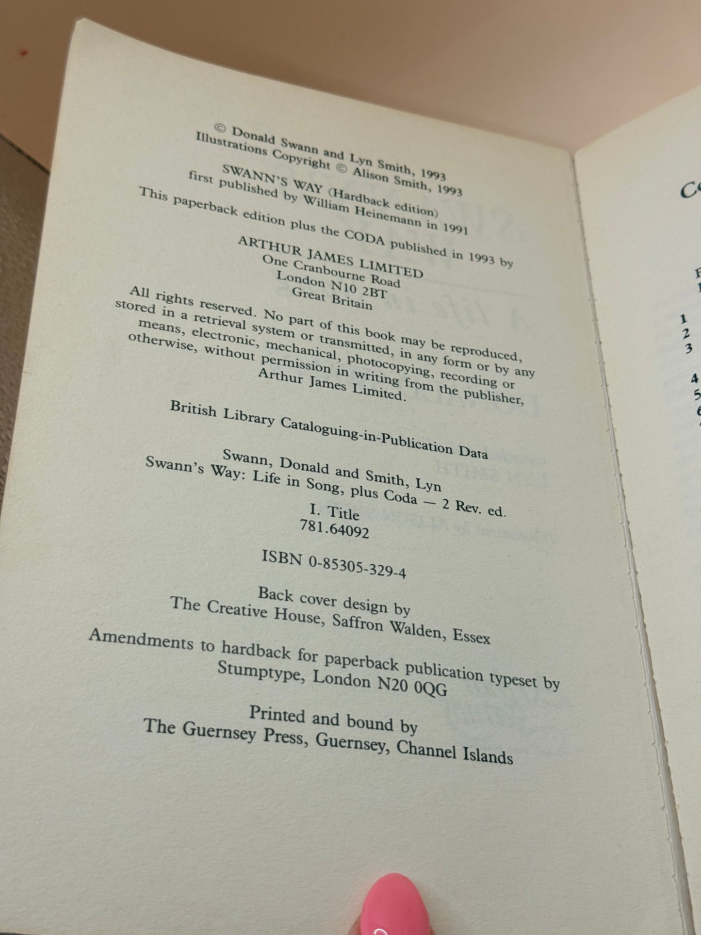 Swann's Way: A Life in Song by Donald Swann