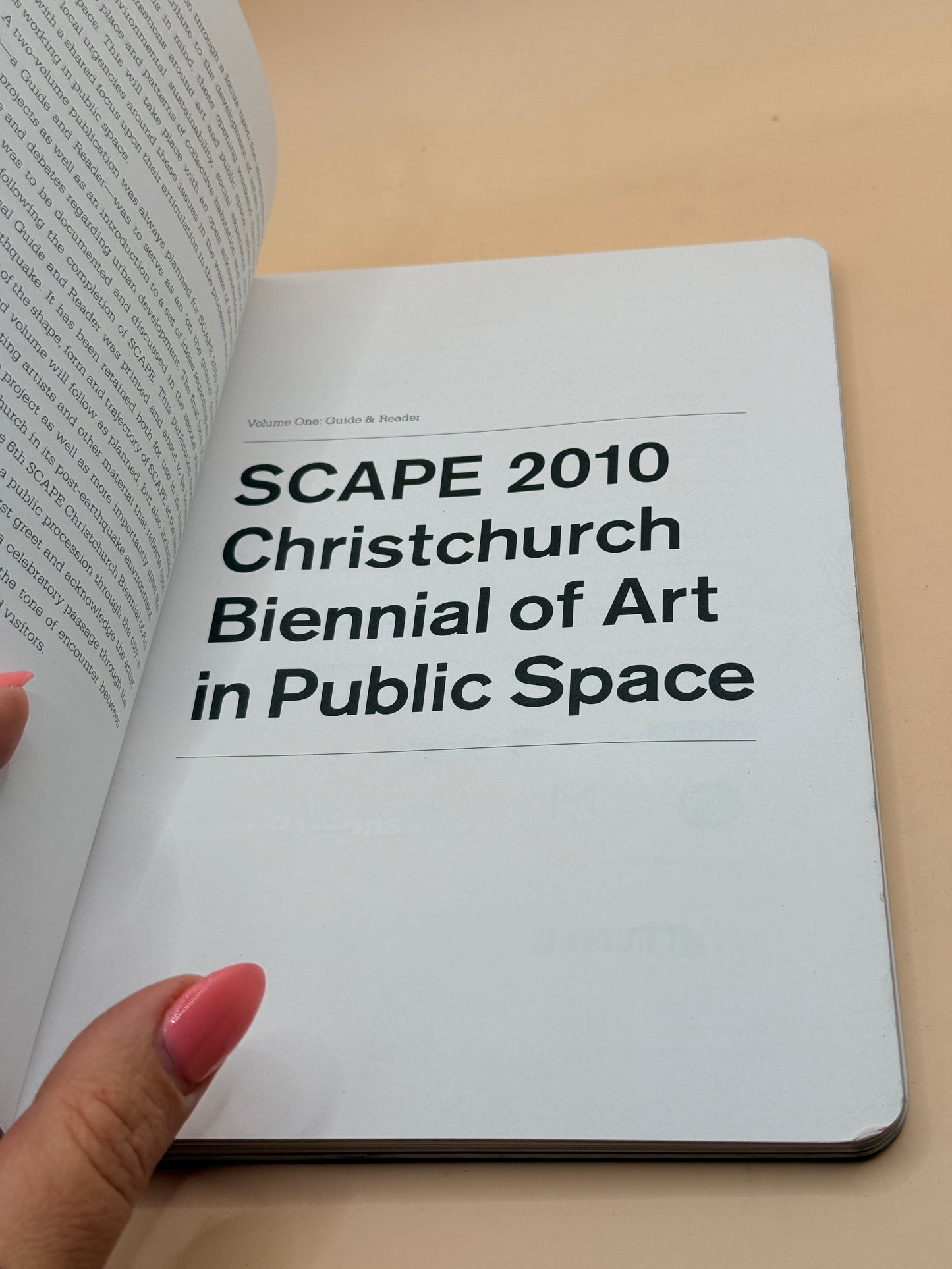 SCAPE 2010 Christchurch Biennial of Art in Public Space Volume One: Guide & Reader