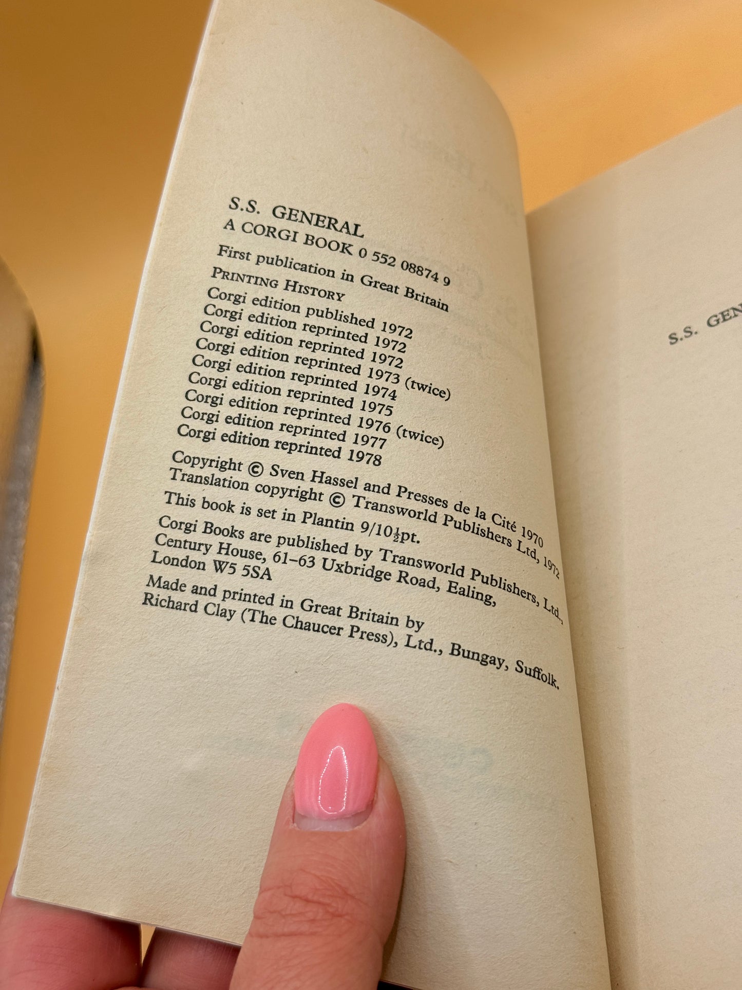 SS General by Sven Hassel (1978)