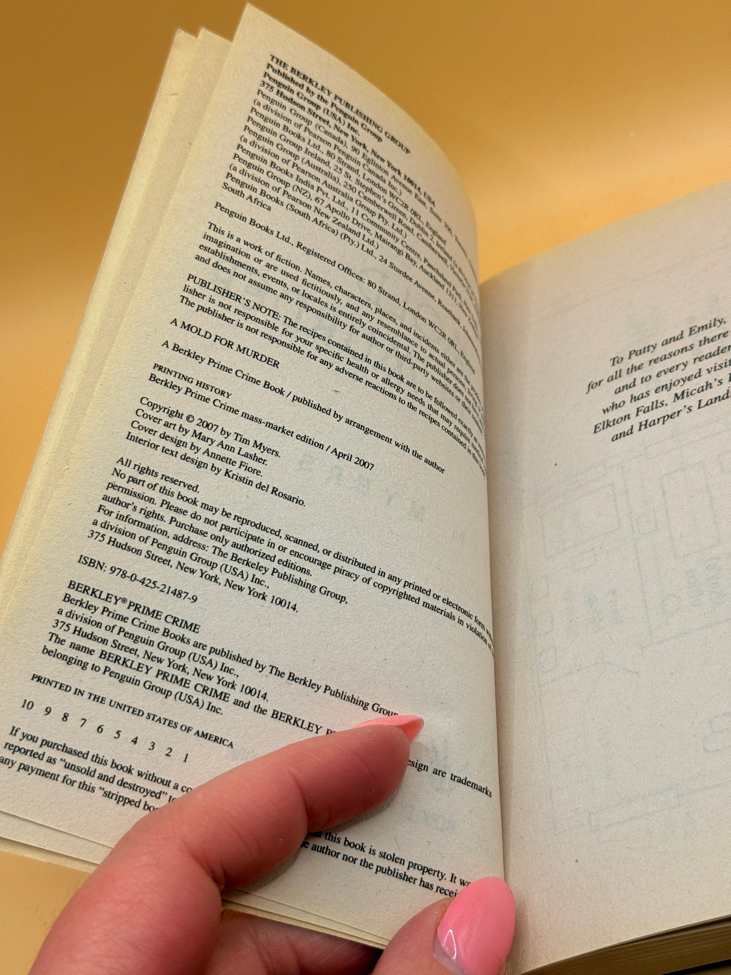 A Mold for Murder by Tim Myers