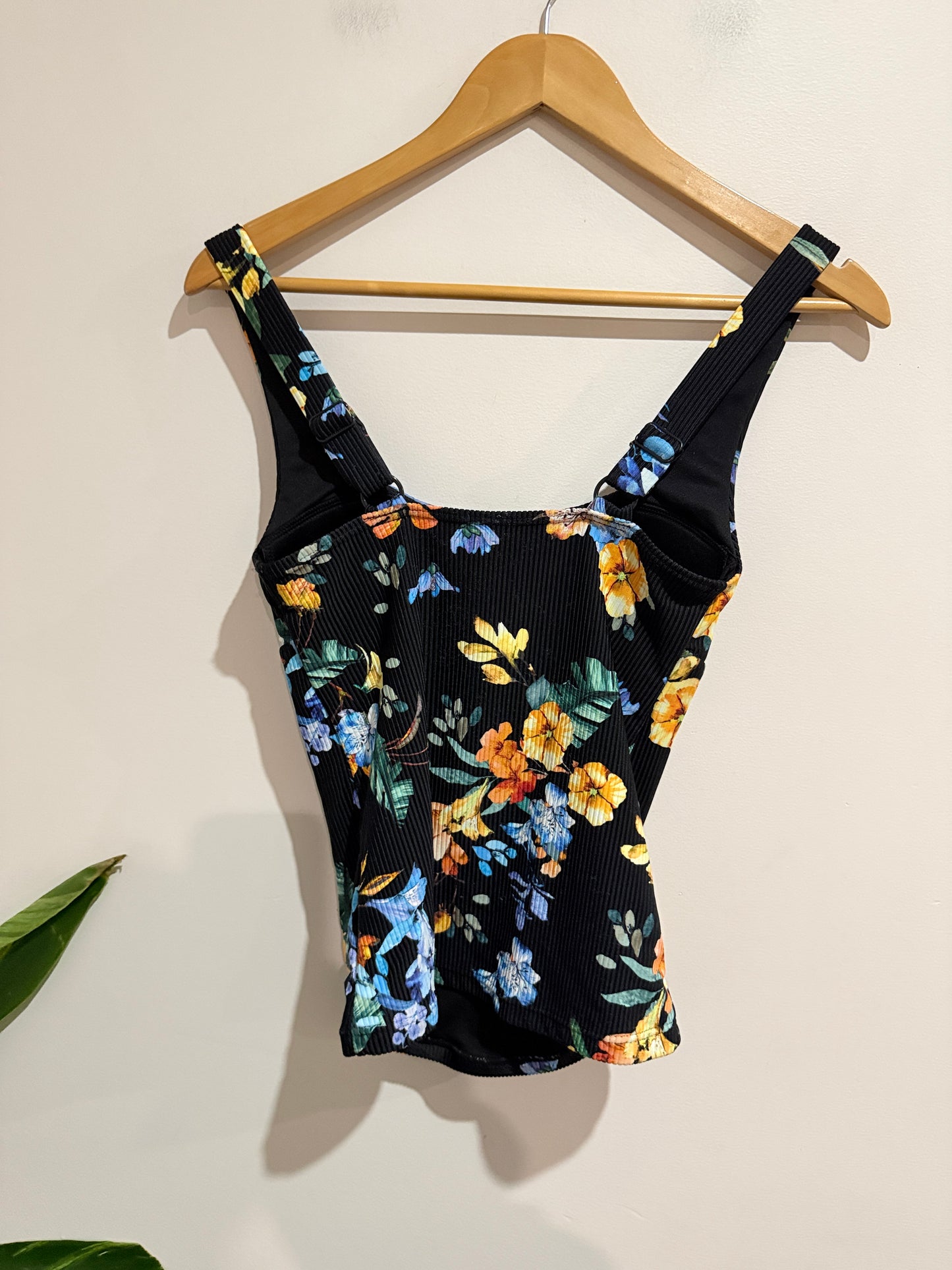 Anko Floral Ruched Tankini Top Size 8