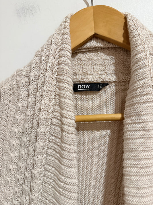 Now Chunky Knit Cardigan Size 12