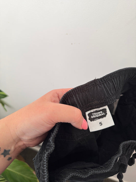 Young Original Biker Jogger Pants Size 5