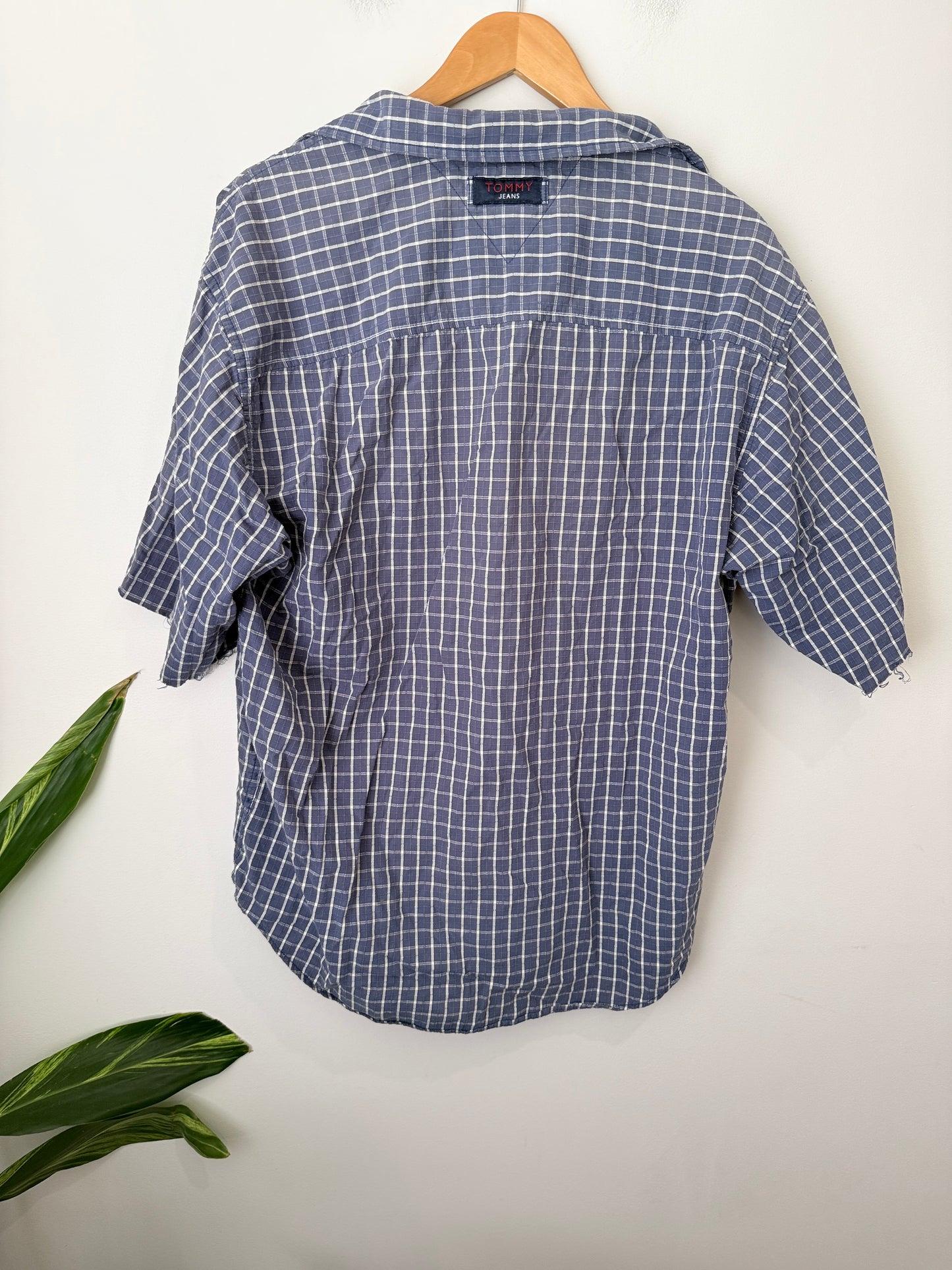 Tommy Jeans Checkered Shirt Size L | G/G