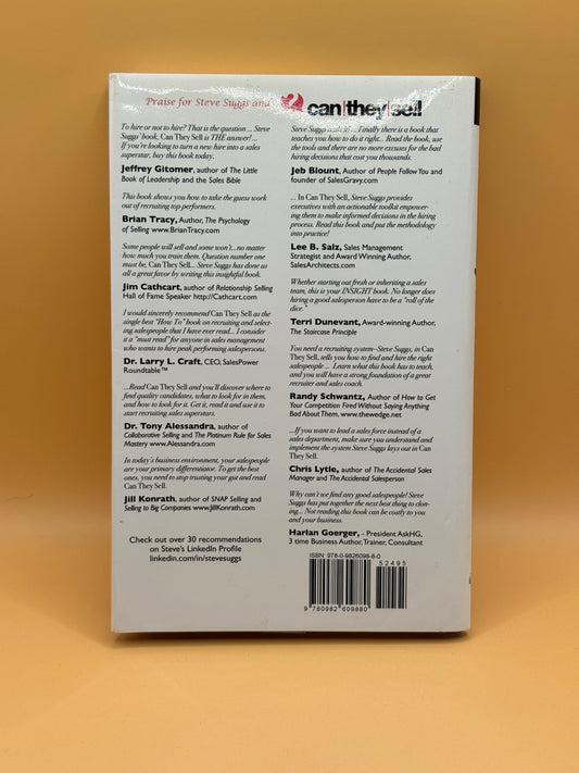 Can They Sell? Learn to Recruit the Best Salespeople by Steve Suggs