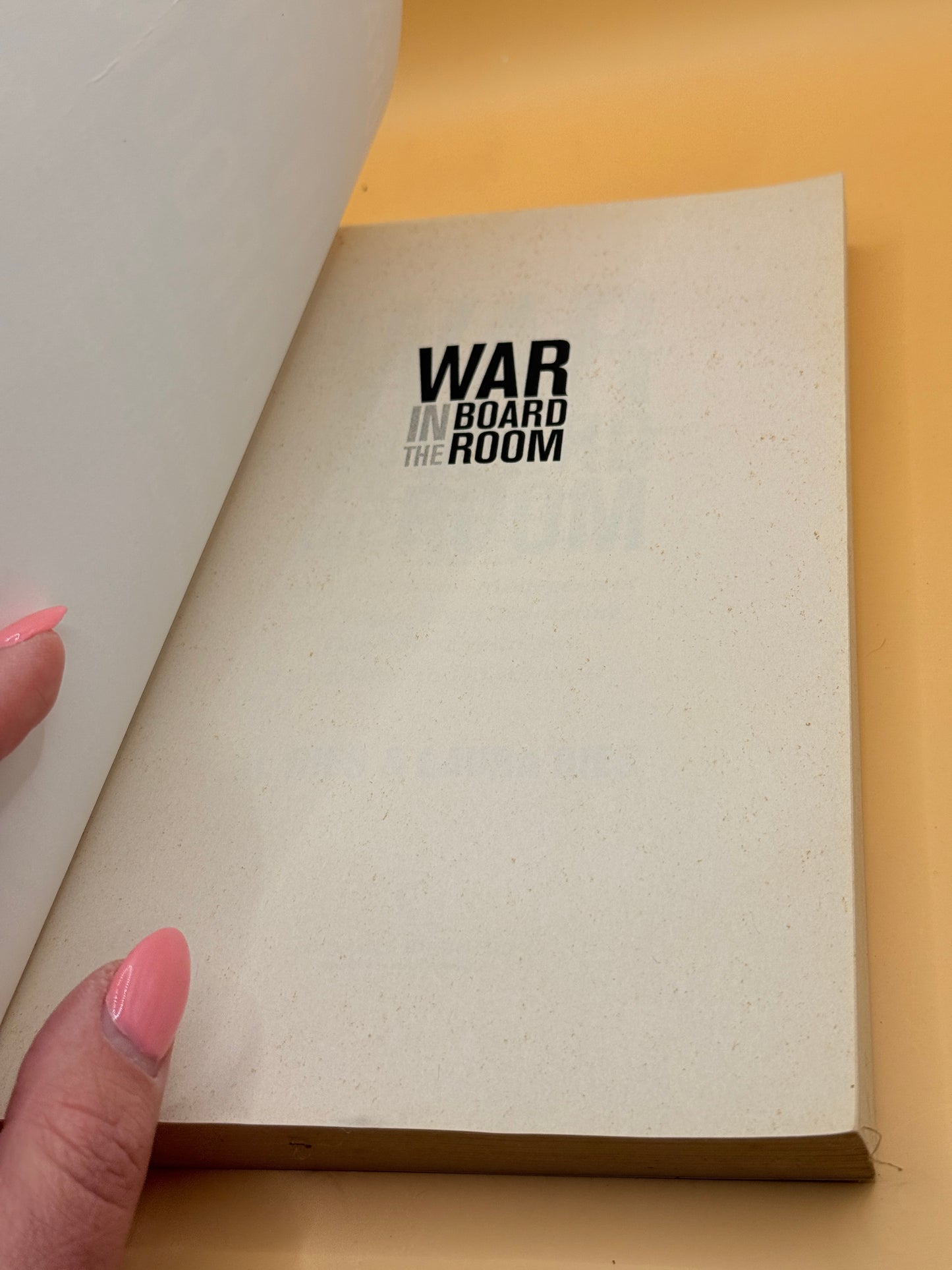 War in the Boardroom by Al Ries and Laura Ries
