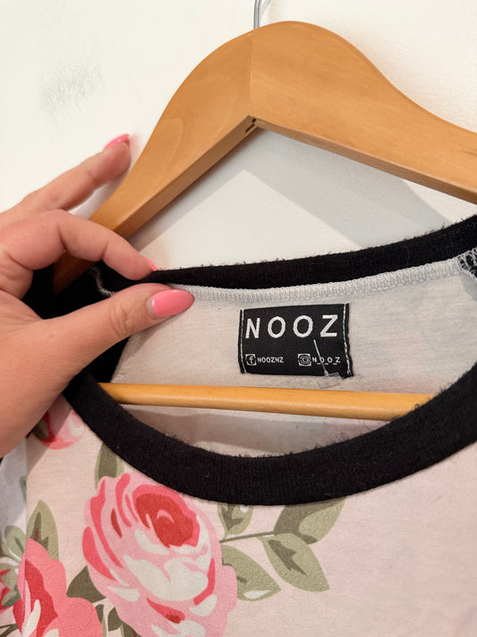 Nooz Floral Print Tunic Top Size U/Arm to U/Arm 50cm