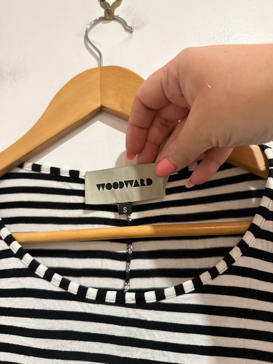 Woodward Striped T-shirt Dress Size S