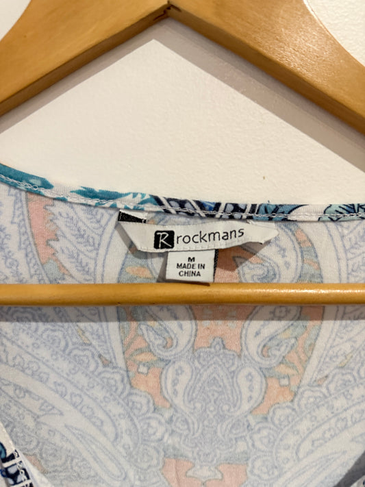 Rockmans Boho Tunic Top Size M