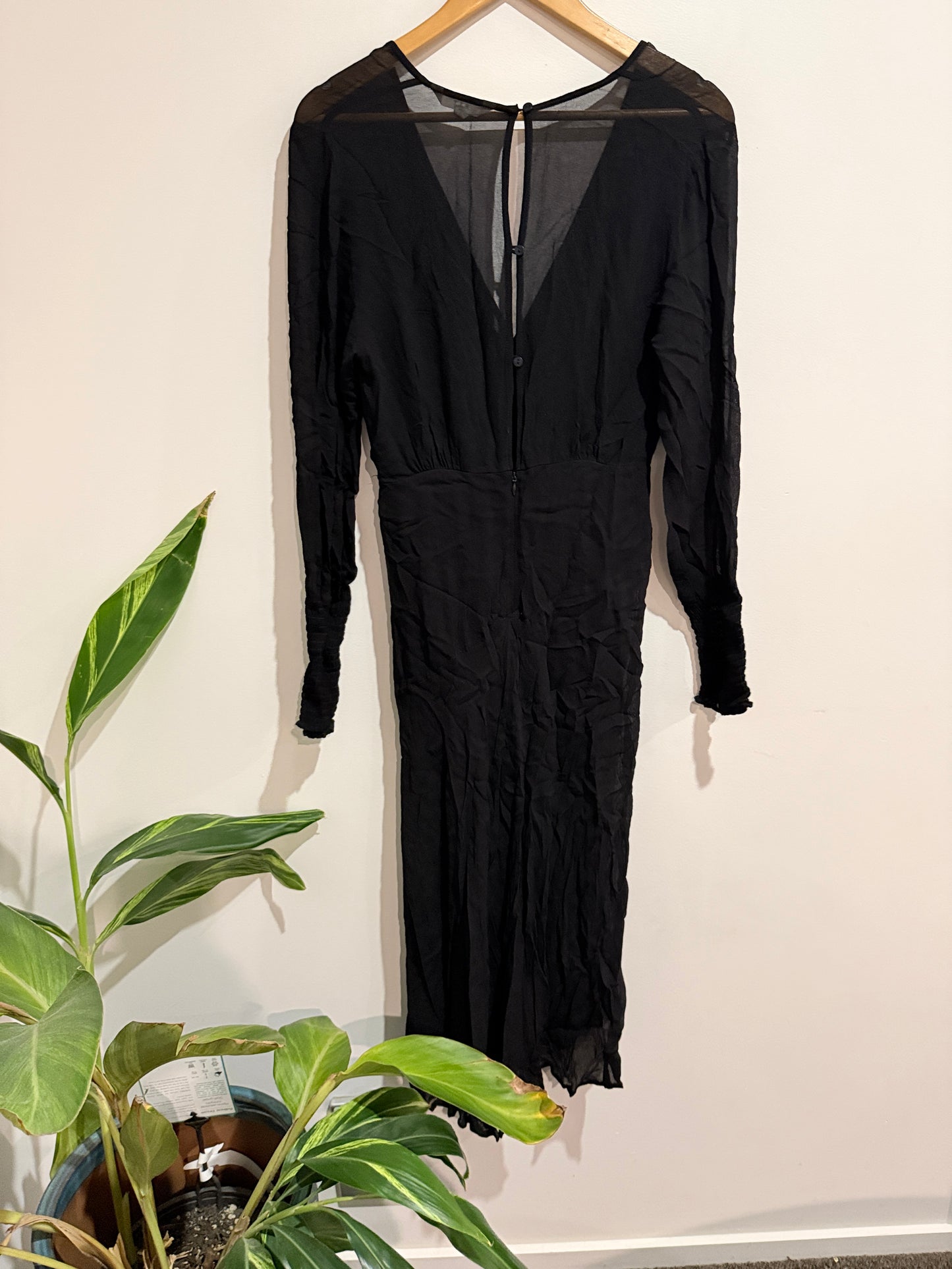 Max Longsleeve Wrap Dress Size 10
