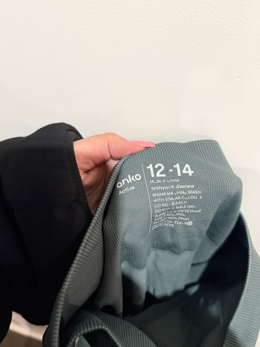 Anko Seamless Leggings Size 12-14