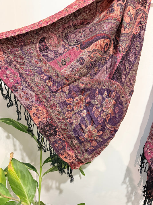 Paisley Tassel Scarf