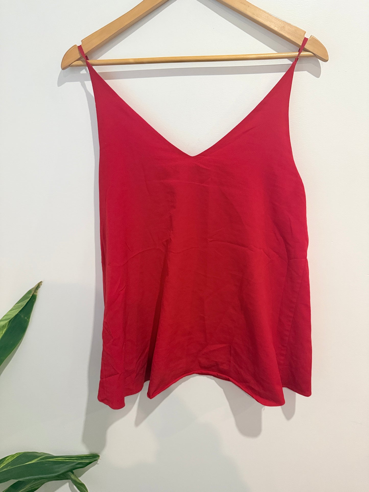 Forever New Red Cami Top - Size 10