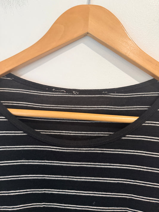 Cut Label Merino Striped Long Sleeve Top - 44cm u/arm
