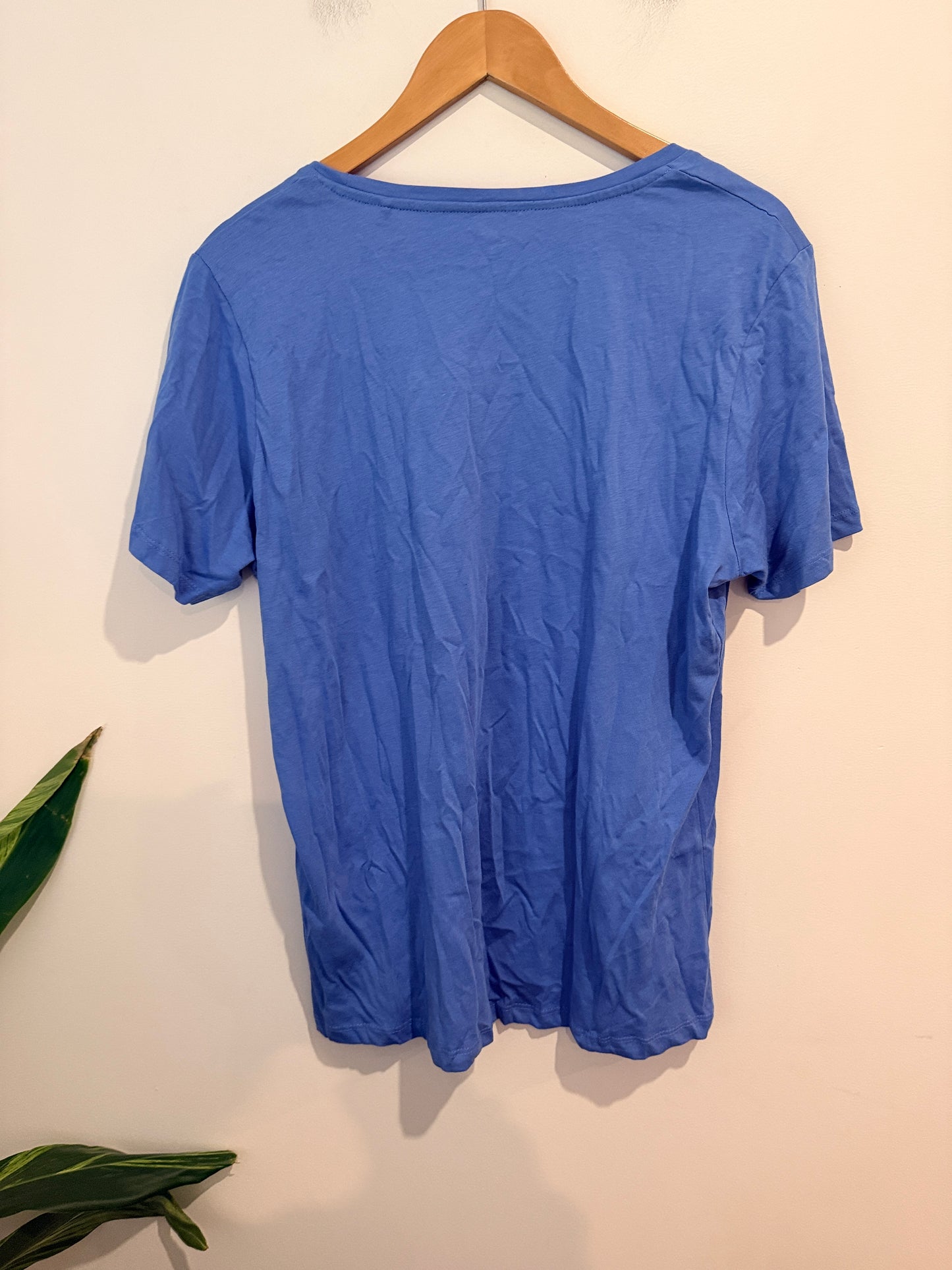 Favourites Blue Organic Cotton Tee - Size 20