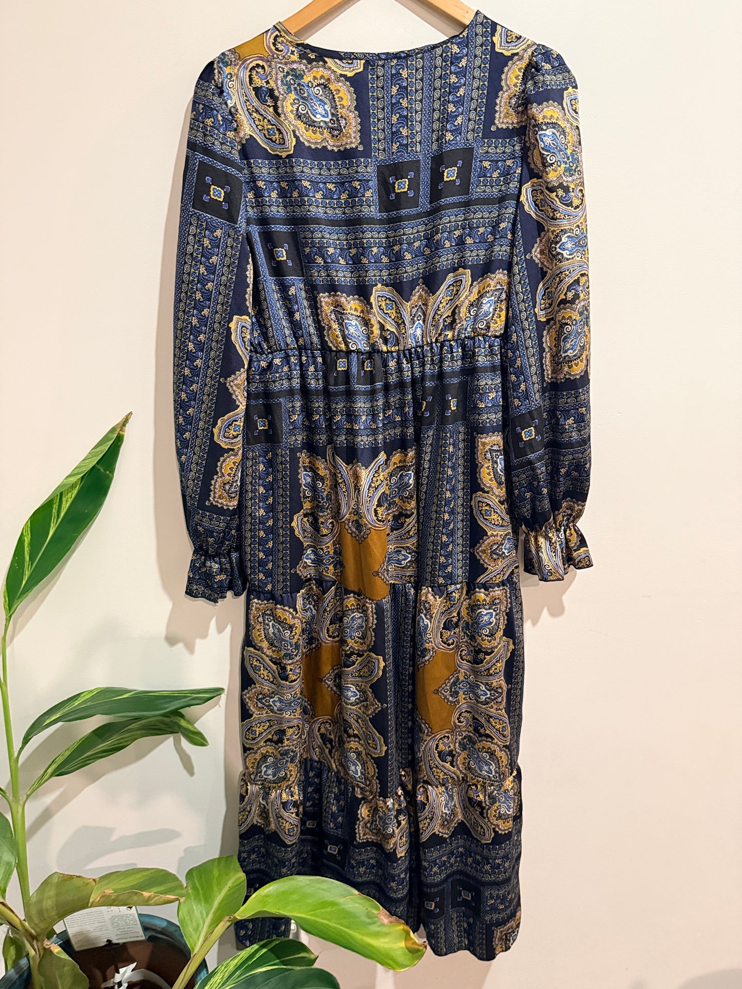 Emery Rose Paisley Print Dress Size L