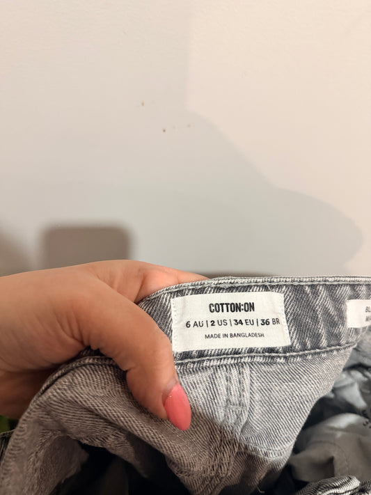 Cotton:on Denim Maxi Skirt Size 6