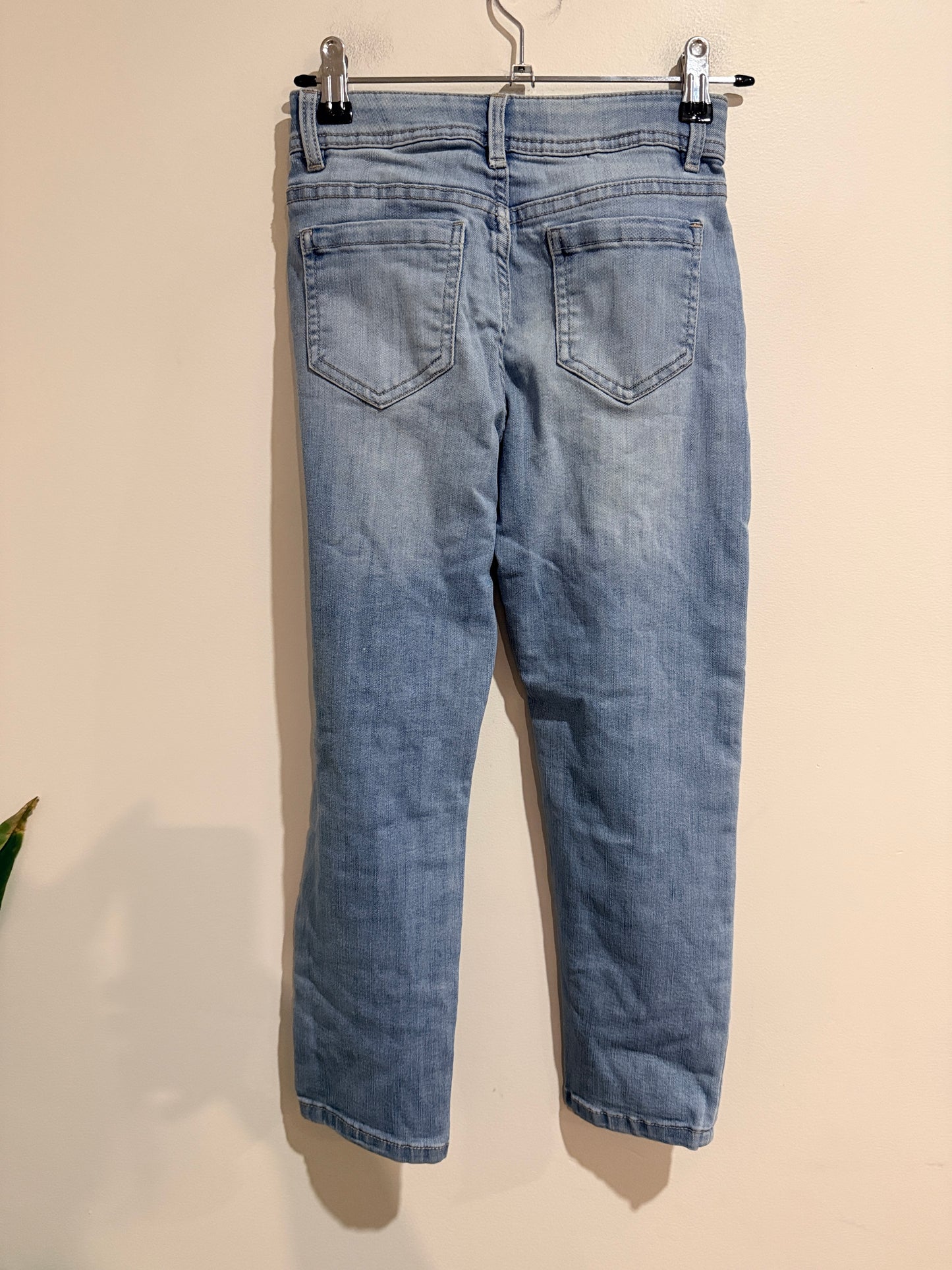 YO Boys Light Wash Distressed Jeans - Size 8