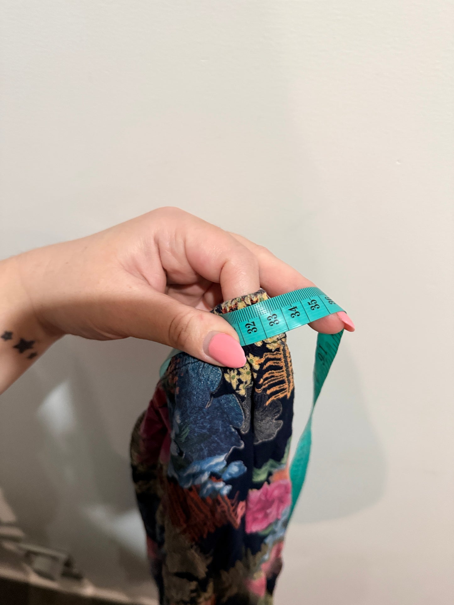 Brand Unknown Multicolour Floral Print Harem Pants - 66cm Waist