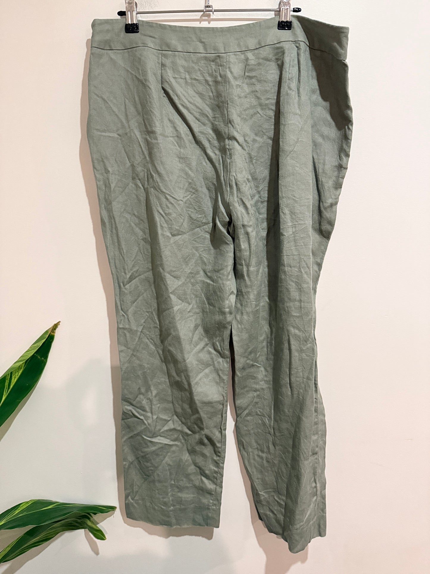 Trenery Linen Trousers Size 14