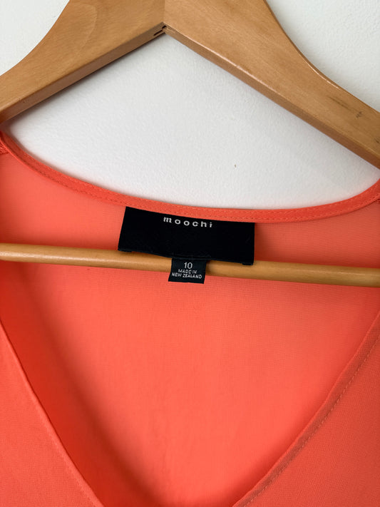 Moochi (NZ Made) Sheer T-shirt Size 10