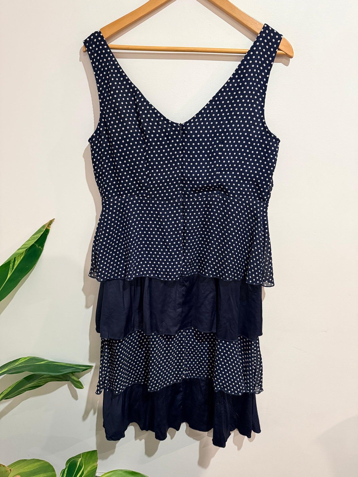 Annah. S Tiered Ruffle Dress Size 14