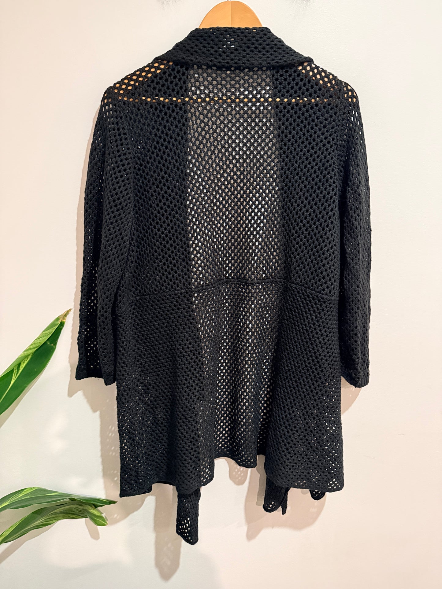 Autograph Open-knit Crochet Cardigan Size XL