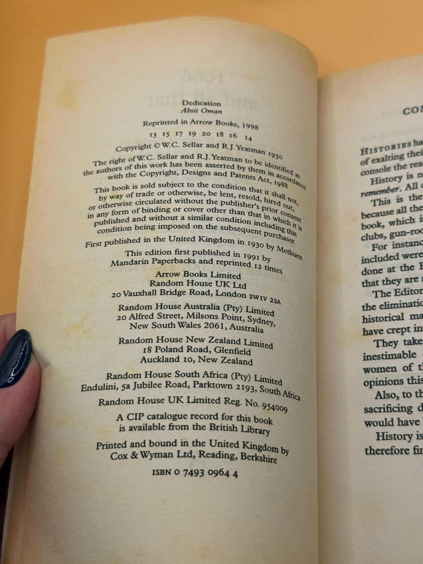 1066 and All That by W. C. Sellar and R. J. Yeatman